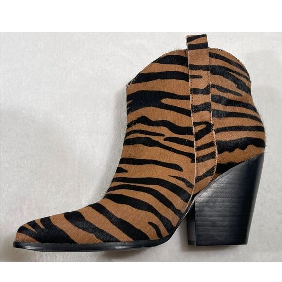 🆕️👢Rebel Wilson Lady Jam Tiger Print Cowboy Boot, Sz 8W - Picture 3 of 5